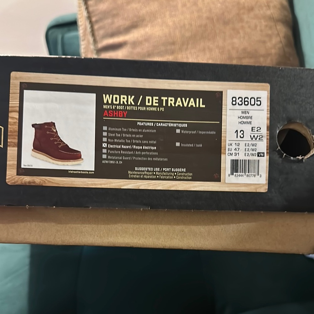 Ash Brown Boots with Lace-Up Design for Work